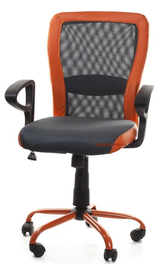 Кресло офисное LENO-Grey-Orange