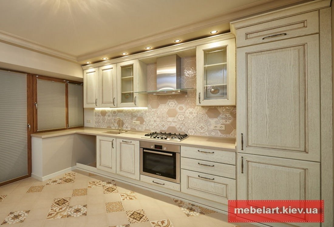 дизайн кухонной мебели в классическом стиле Киев