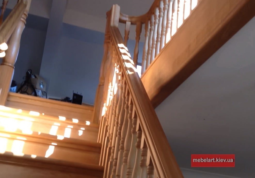 деревянные лестницы от мебеларт