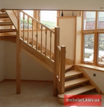 Сходи: дерев'яні на замовлення для дому