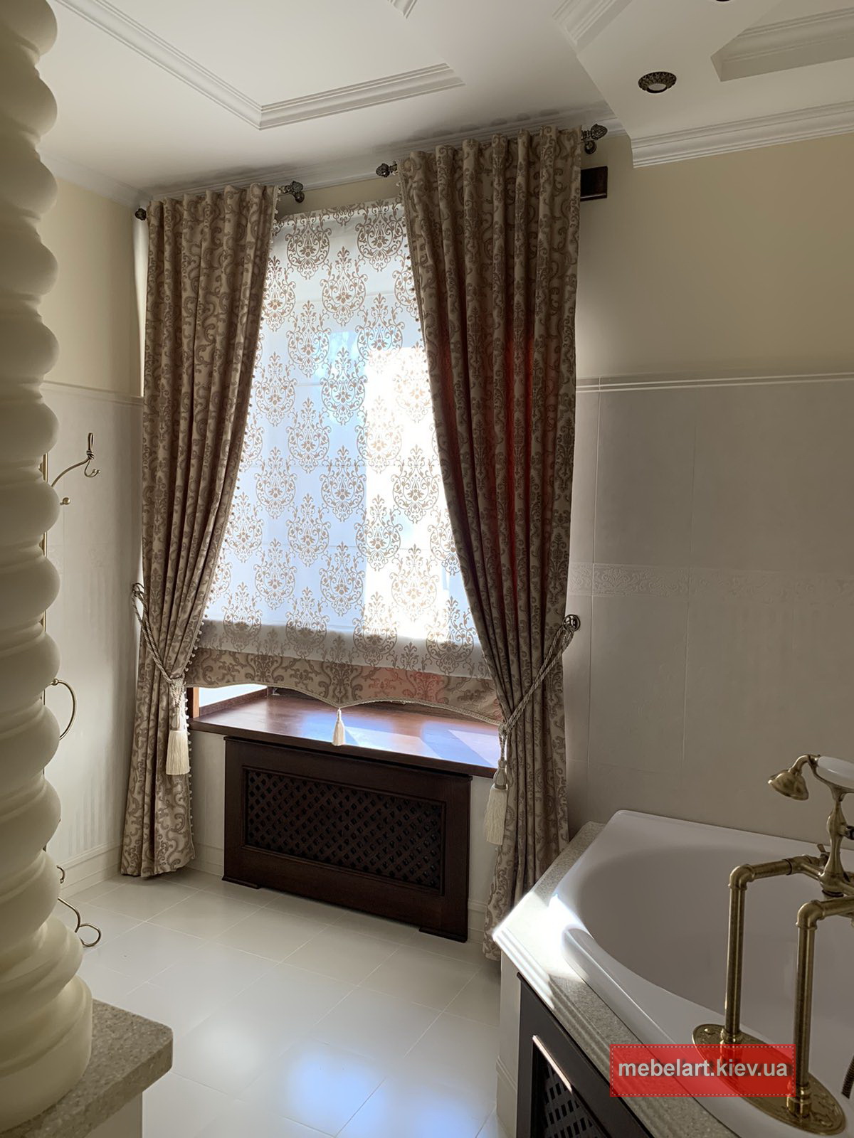 Пошив штор для ванной на заказ в Украине Фото