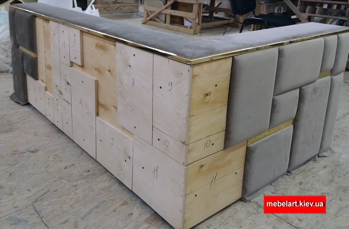 процесс изготовления угловой мякой мебели Киев