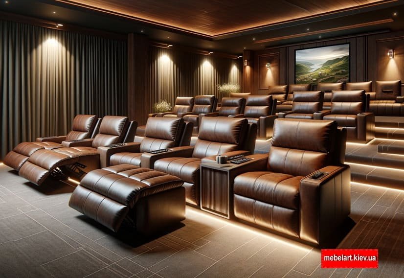 кресла и диваны для кинотеатра