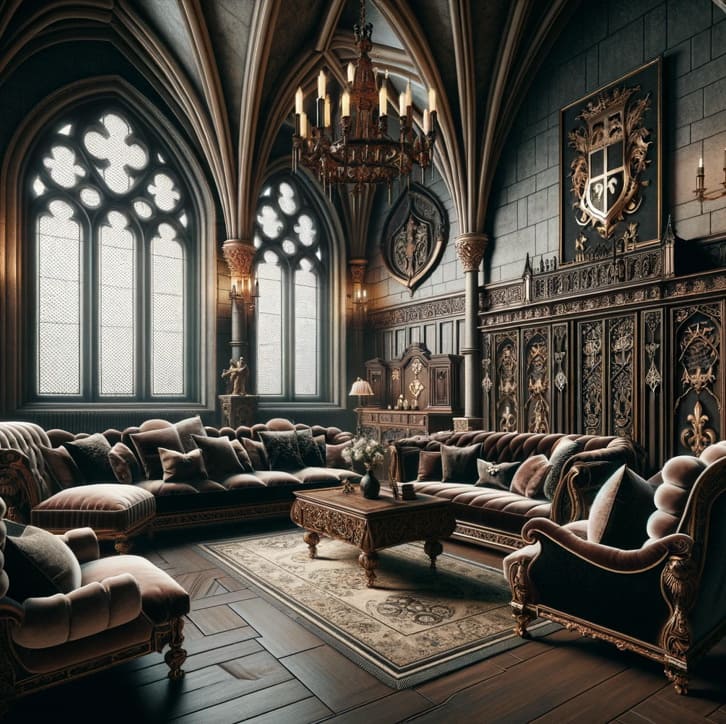 мебель в готическом стиле