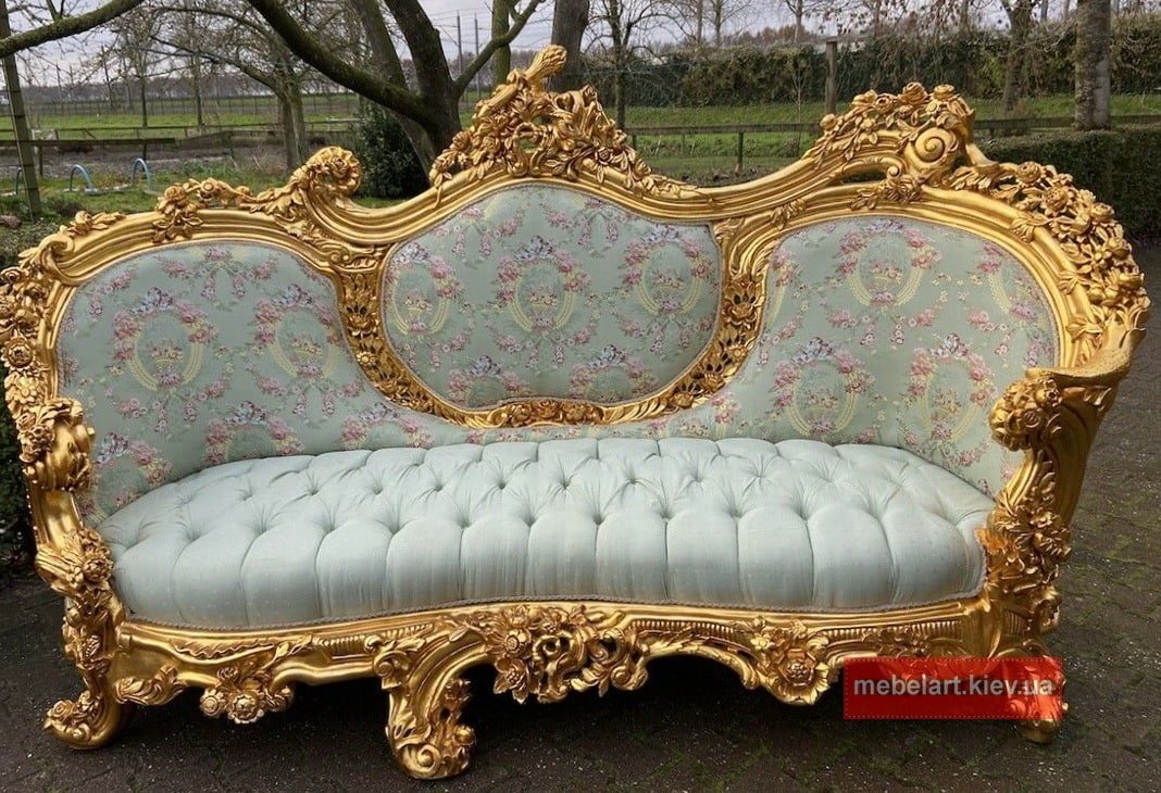 Мягкая мебель в стиле барокко на заказ