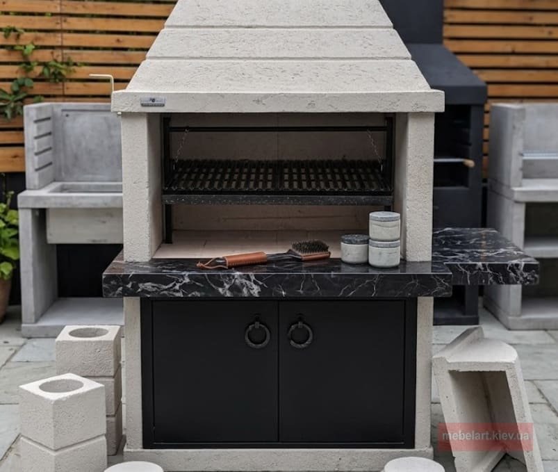 современный BBQ комплекс лофт