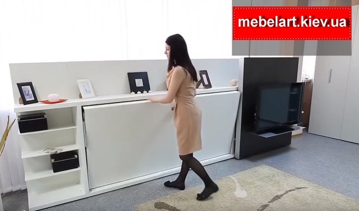 Підібрати оптимальний варіант меблів трансформера Різні варіанти конфігурації розумних меблевих блоків