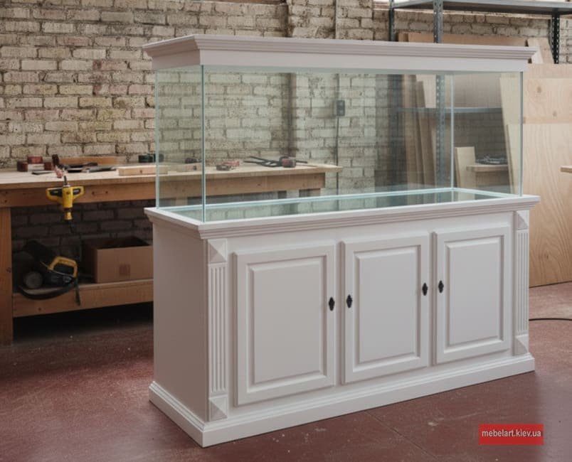 Замовити тумбу за розмірами під великий акваріум