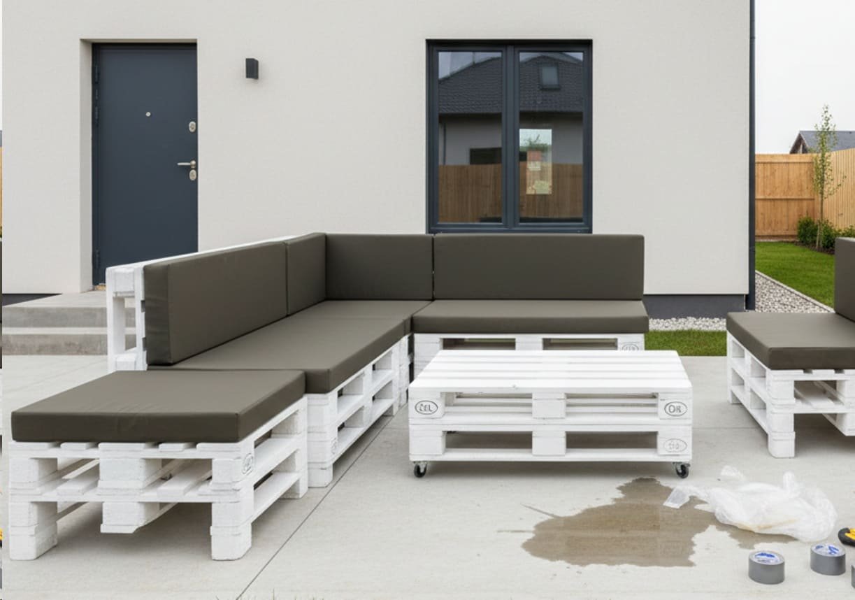 диван из поддонов на заказ