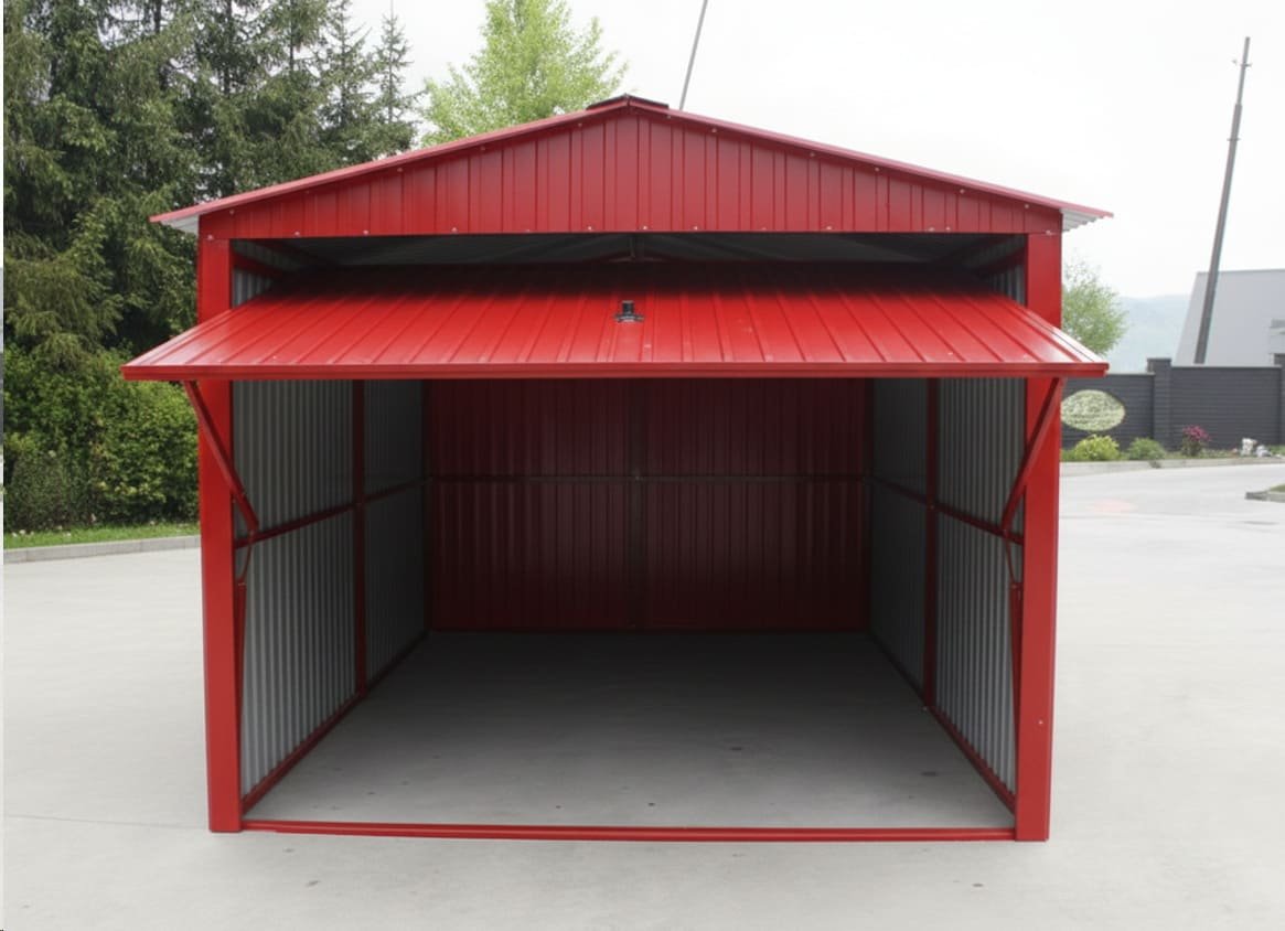 изготовить навес из металла и карбоната для автомобиля