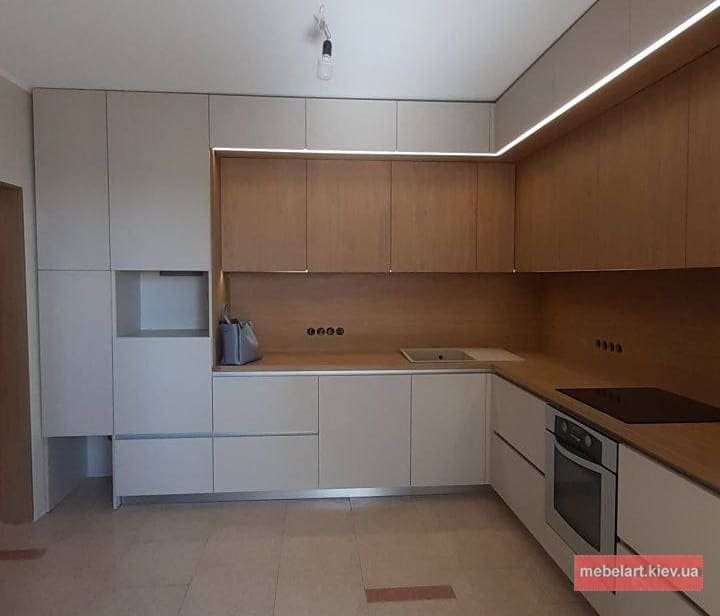 Замовити кухню в індустріальному стилі Виготовлення кухні з фасадами під бетон