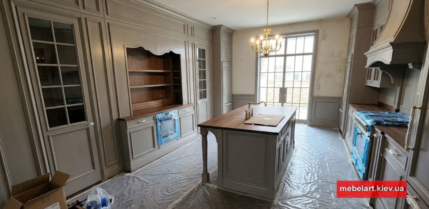 дизайн проєкт кухні з островом