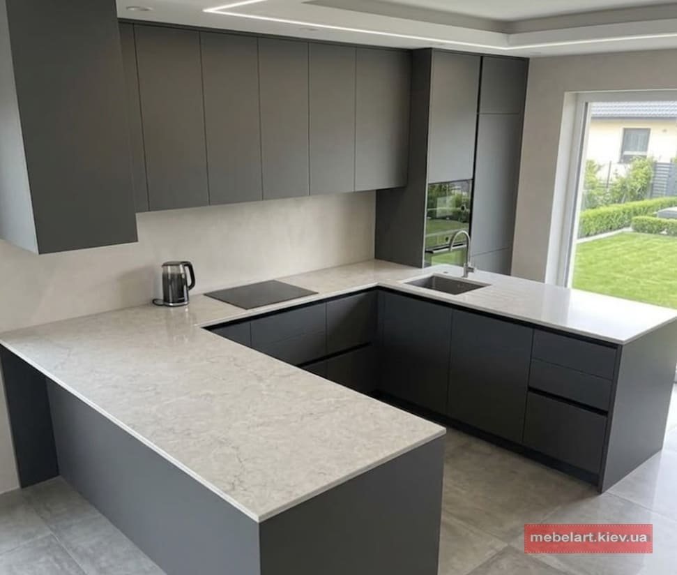 дизайн проєкт кухні з МДФ фасадами