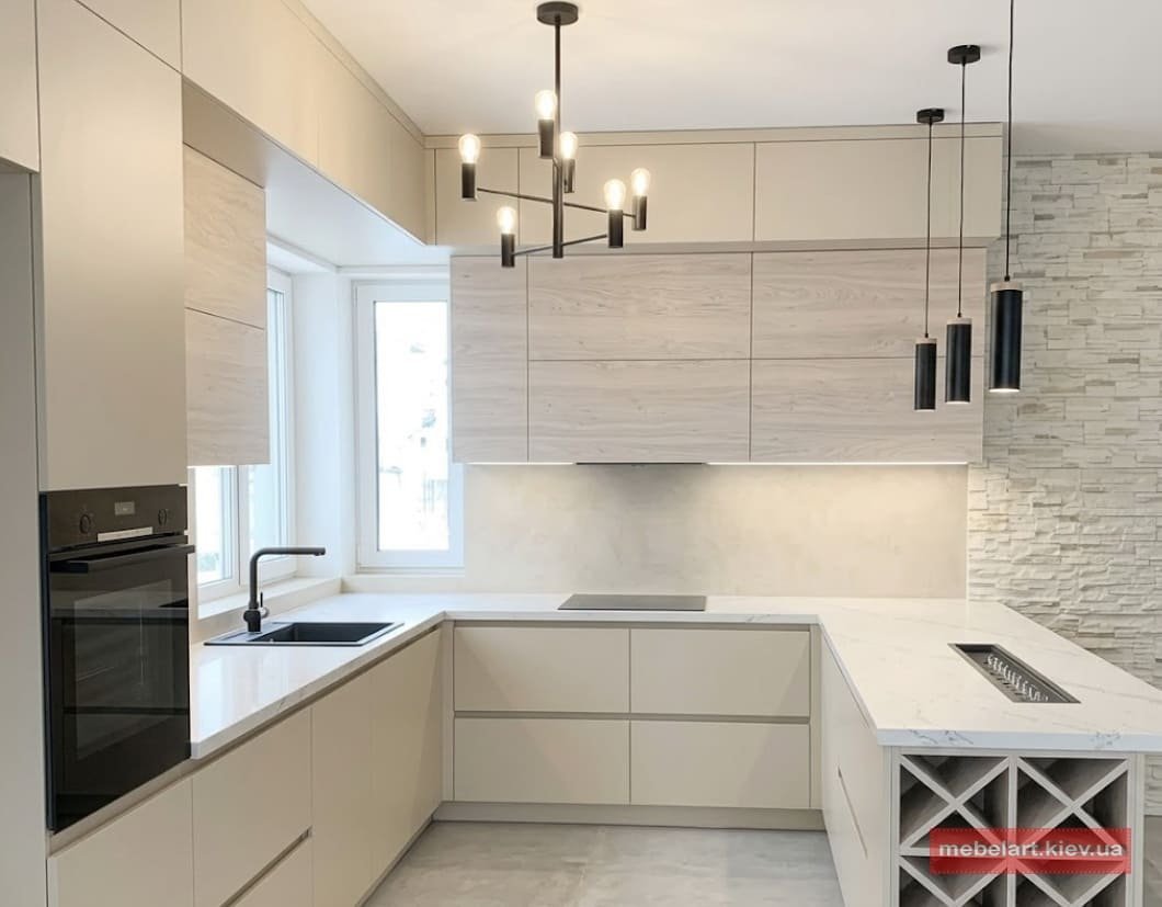 незвичайний дизайн кухні