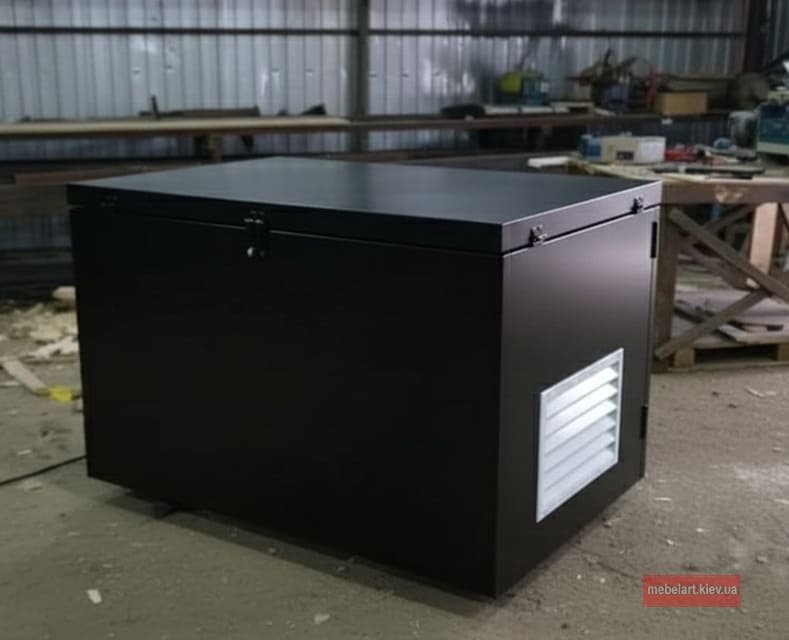 Чорний механічний короб для генератора