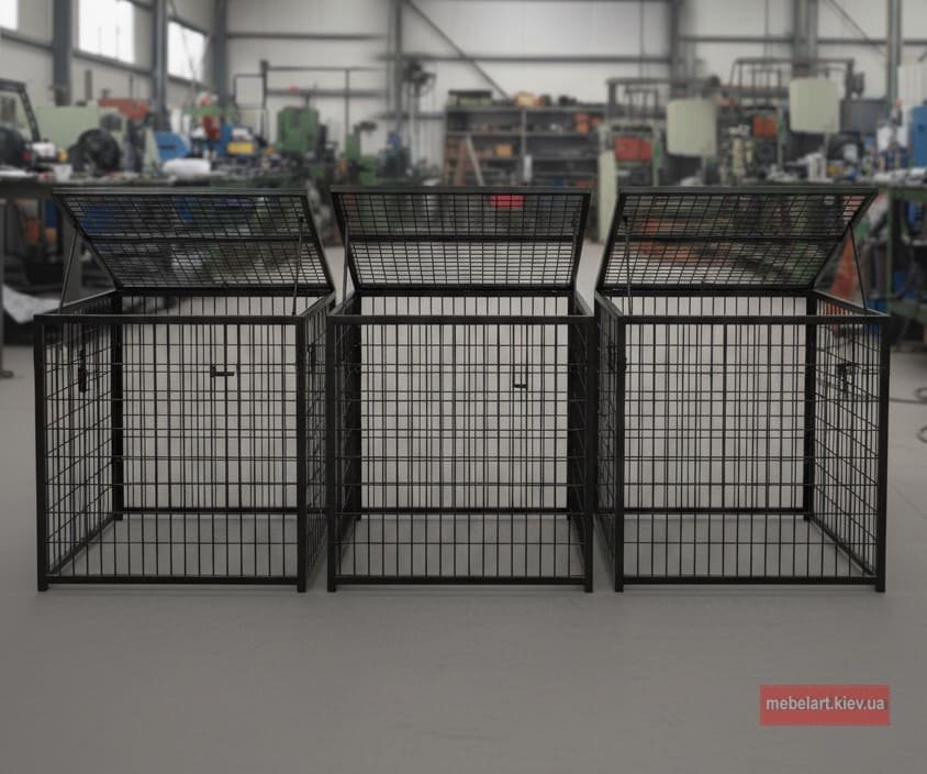 Металева клітка антивандальна для генератора продаж Київ
