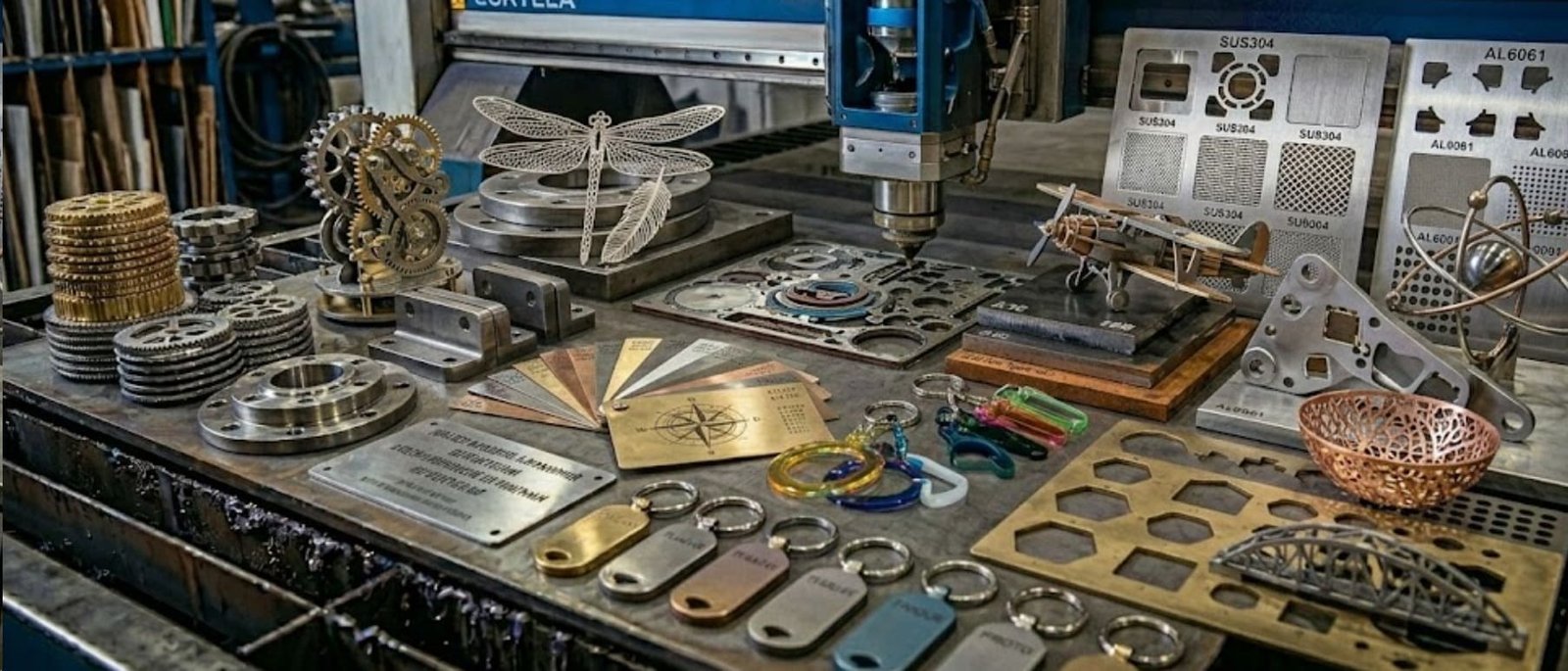 возможные изделия из металла которые вырезаются лазером