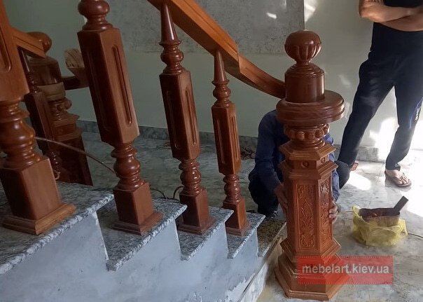 деревянные лестницы на заказ БУча