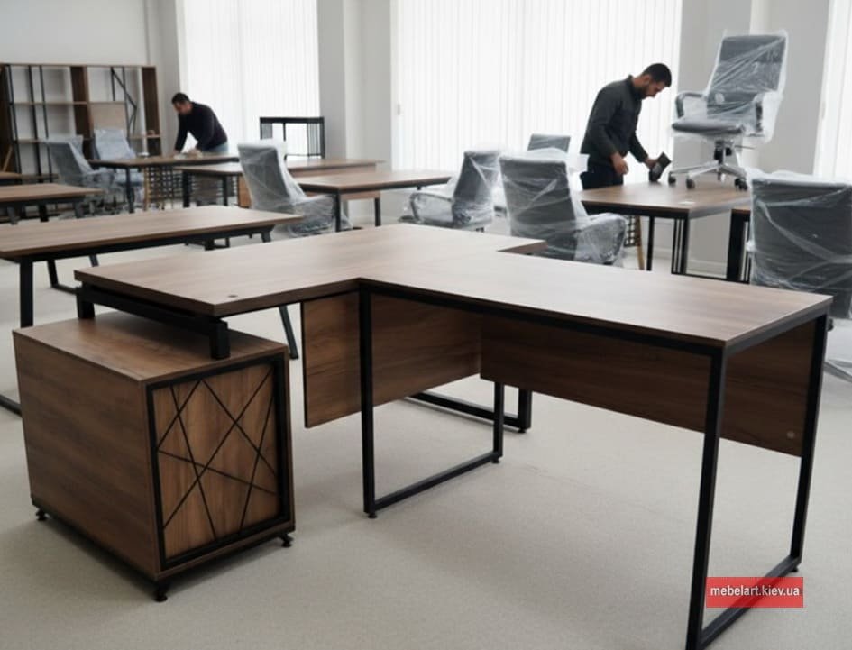 мебель для персонала в стиле лофт под заказ Вишневое