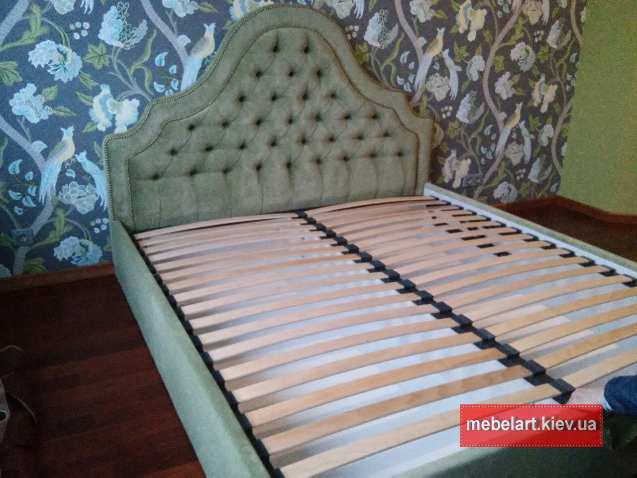 making beds with a soft headboard
