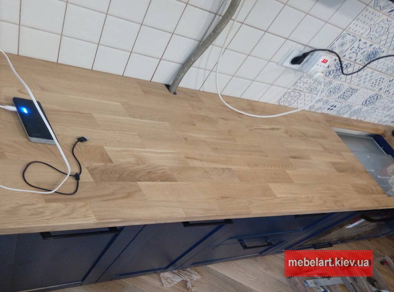 мебельная деревянная столешница в кухню