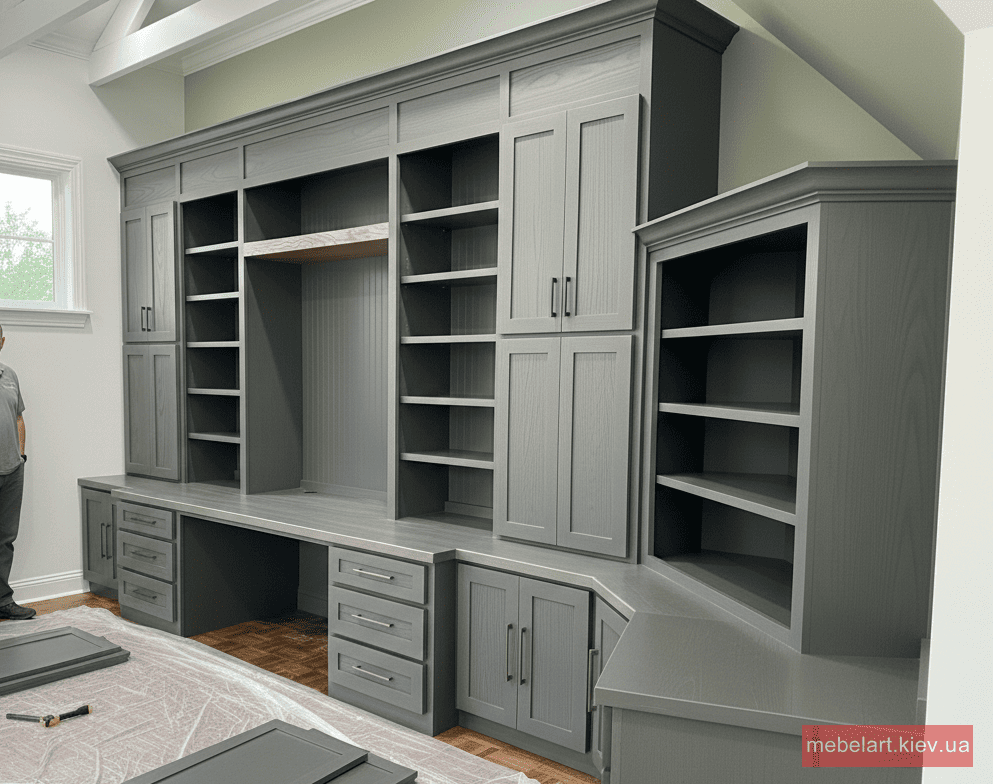 изготовление мебели для домашнего кабинета