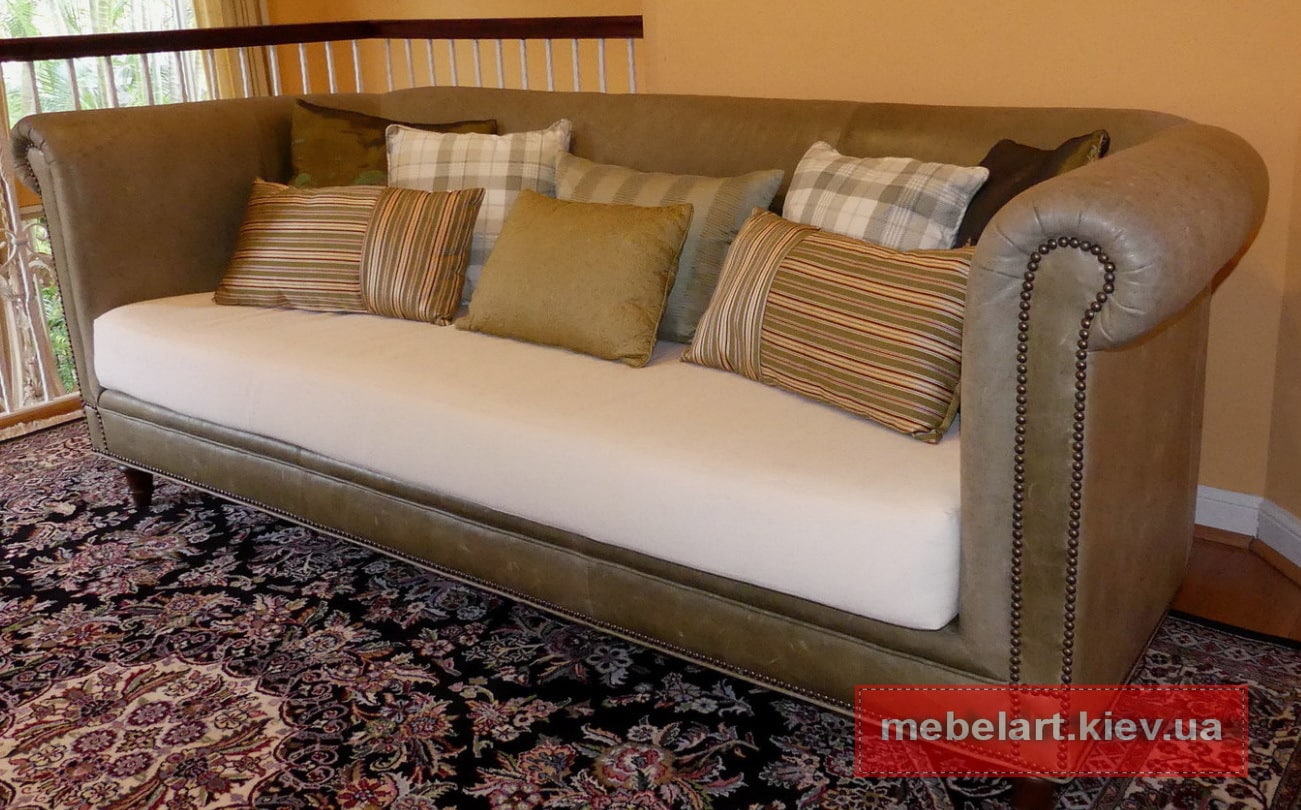 эксклюзивный диван из кожи